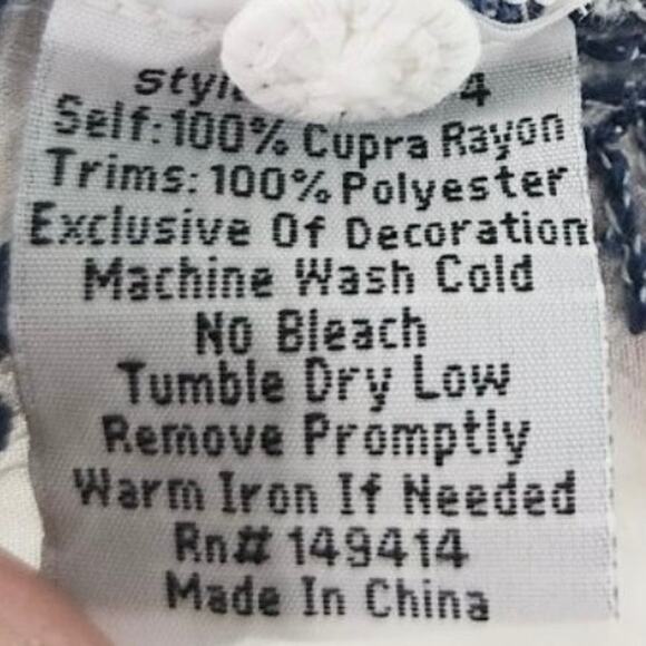 Johnny Was XL White Boho Embroidered Peasant Blouse Tunic Top Bohemian Chic - Picture 6 of 8